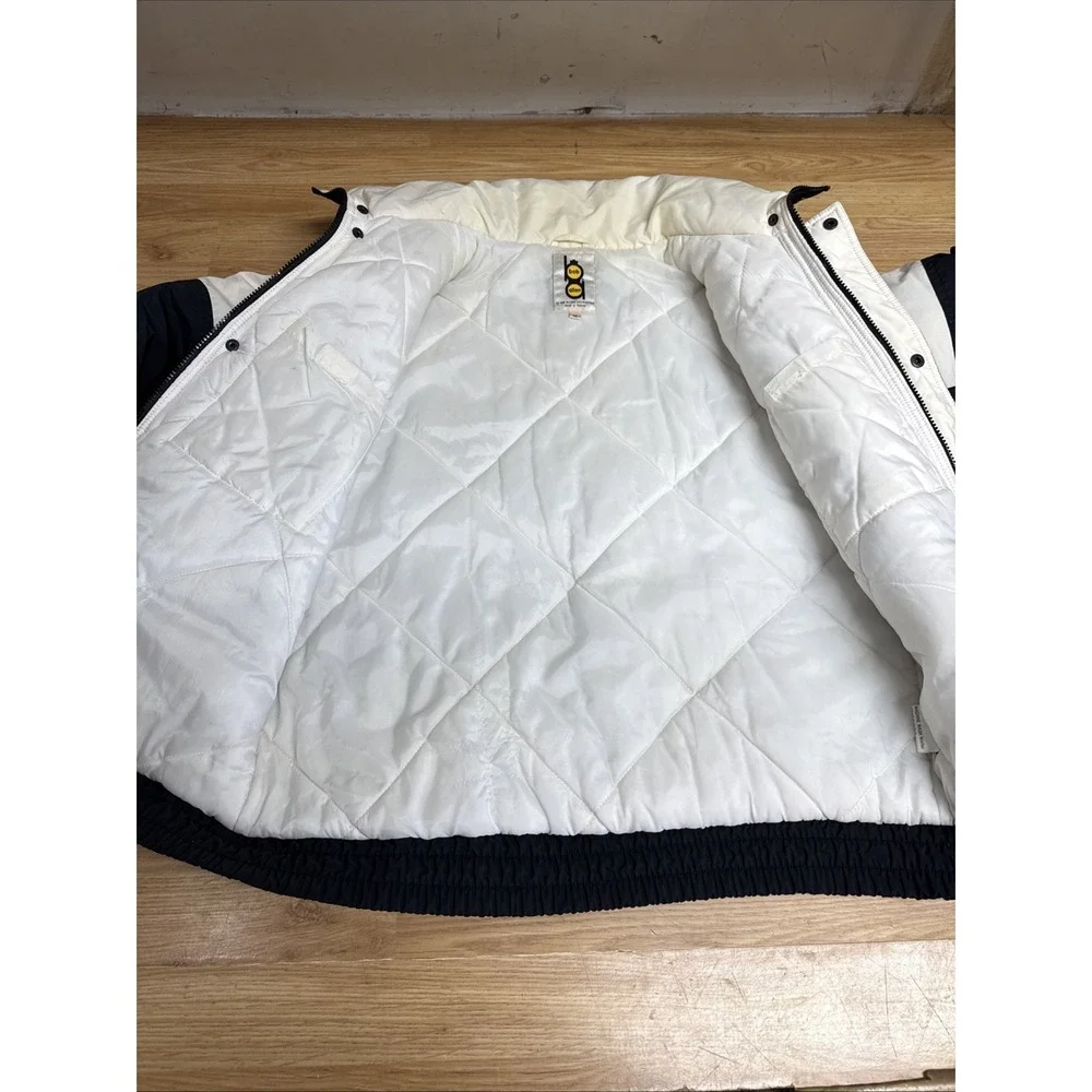 Vintage Bob Allen Black &‎ White Full Zip Ski Jacket Men's Medium